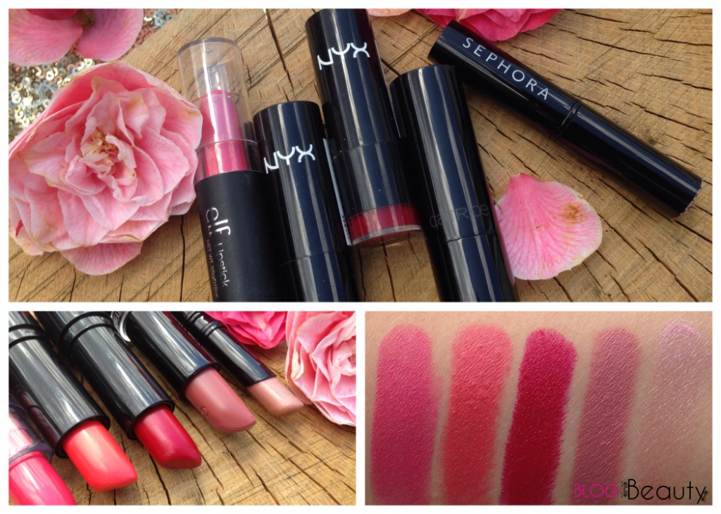 My 5 Favourite lipsticks collage