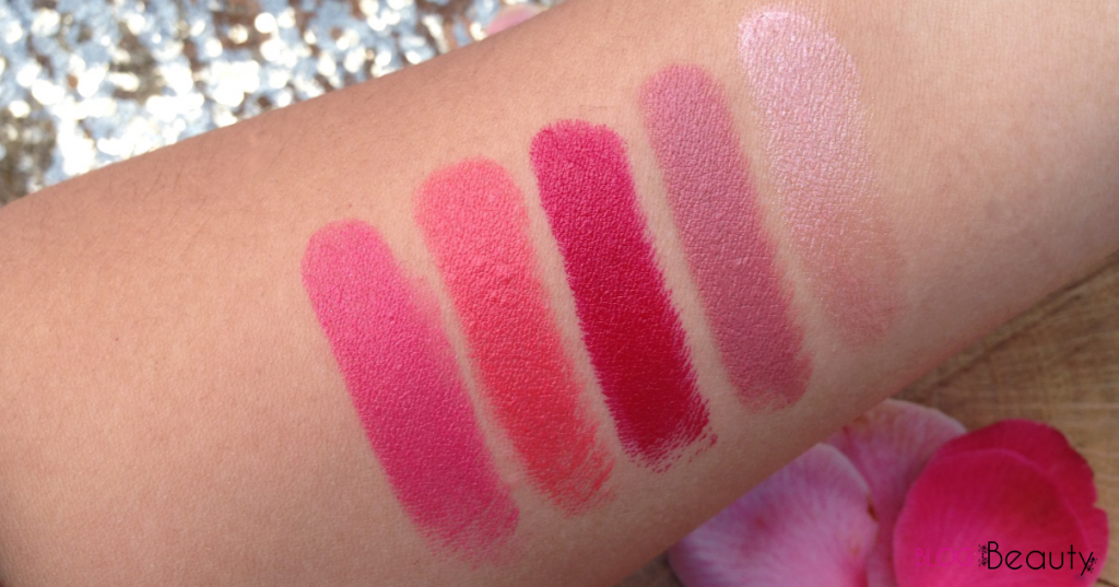 My 5 Favourites Lipstick Swatches