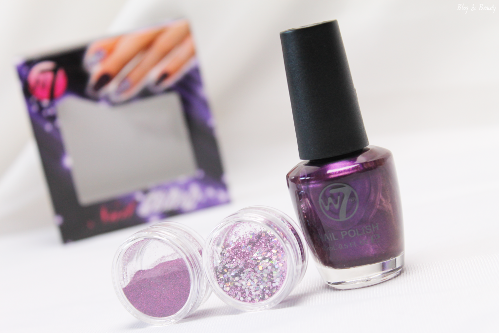 W7 Nail Bling Purple Point 1