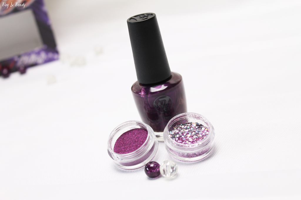 W7 Nail Bling Purple Point 5