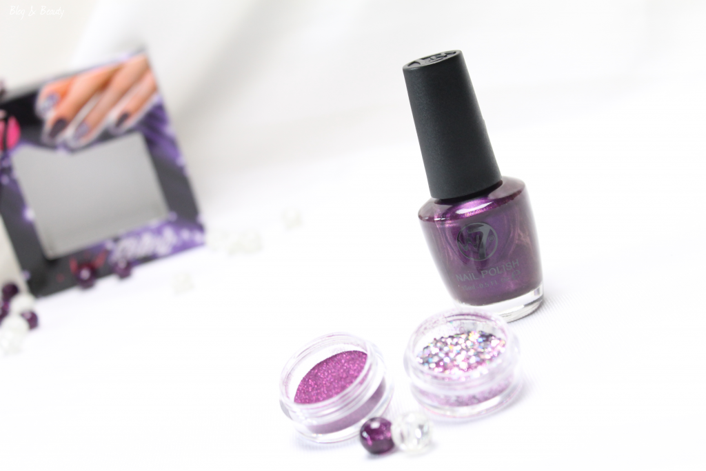 W7 Nail Bling Purple Point 6