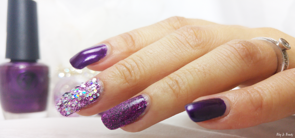 W7 Nail Bling Purple Point Swatches 1