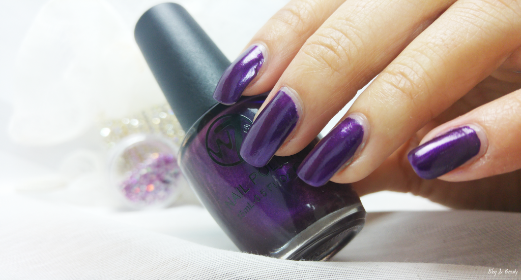 W7 Nail Bling Purple Point Swatches 5