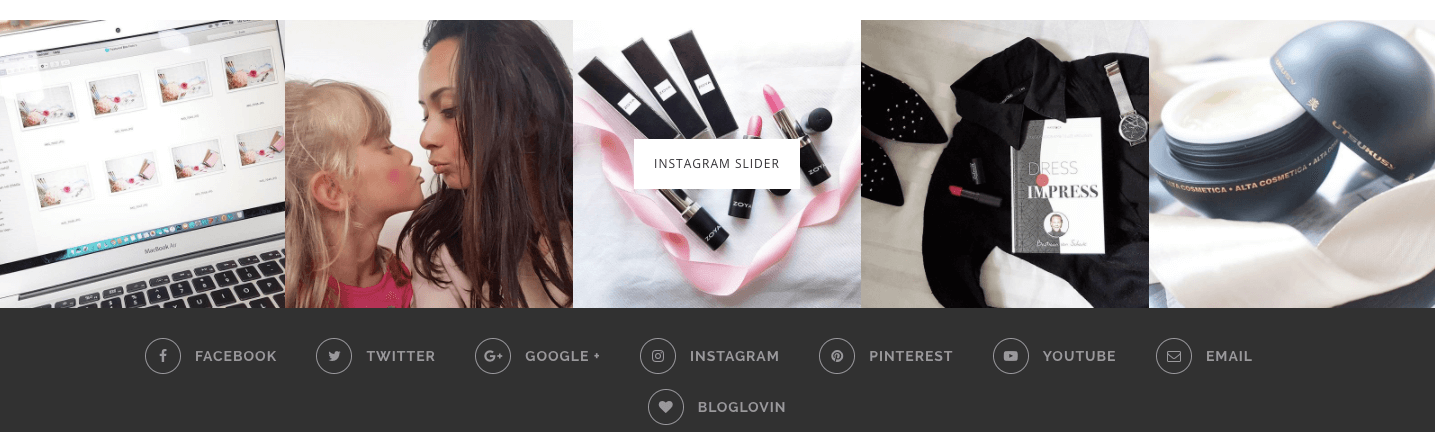 Instagram slider Blog & Beauty